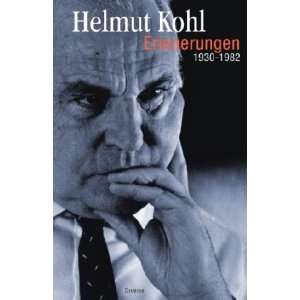 Erinnerungen 1930   1982  Helmut Kohl Bücher