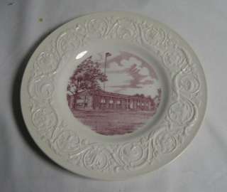 RARE LA BEEGHLY LIBRARY JUNIATA COLLEGE WEDGWOOD PLATE  