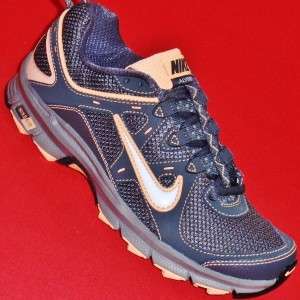   NIKE AIR ALVORD Gray/Orange Athletic Trail Running Shoe US 6 EUR 36.5