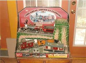 AWESOME GREAT AMERICAN EXPRESS TOY TRAIN STORE DISPLAY  