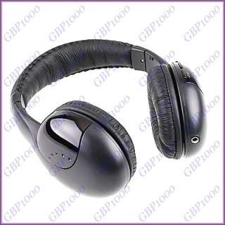 in 1 FM Radio Hi Fi Wireless Earphone Headphone for  PC TV CD MP4 