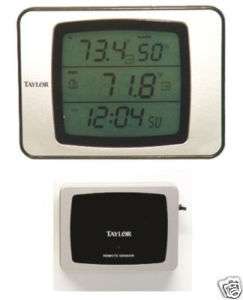 Taylor Wireless In/Out Thermometer/Hygrometer, 1525  