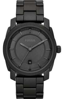 Mens Black Fossil Machine Watch FS4704  