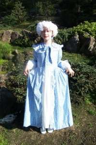 1776 colonial girl dress pilgrim molly made to measurement choice of 