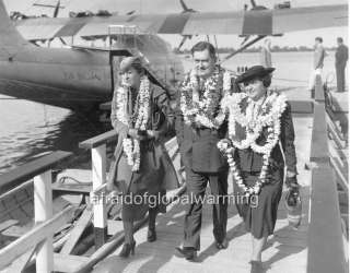 Photo 1935 Leaving Pan American China Clipper Hawaii  