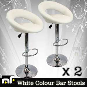 NEW QUALITY PADDED BACK LEATHER KITCHEN BREAKFAST PAIR OF BAR STOOLS 