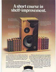 RARE 1979 ALtec Lansing Series II Speaker Ad  
