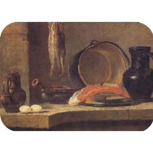  Still Life with Herrings Chardin Art MOUSE PAD Office 