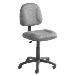   Boss Office Products Adjustable Deluxe Fabric Posture Chair: Office
