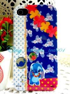 Disney Stitch & Duck Hawaii Aloha iPhone 4 Protect Case  