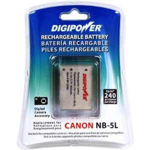   Selected Replacement Battery Canon NB5L By DigiPower