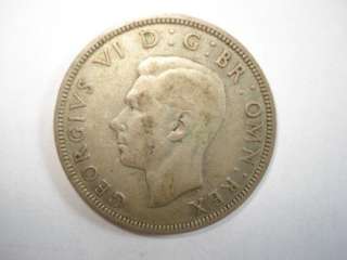   British Half Crown coin 1942 0.500 SILVER KM#856 VF F
