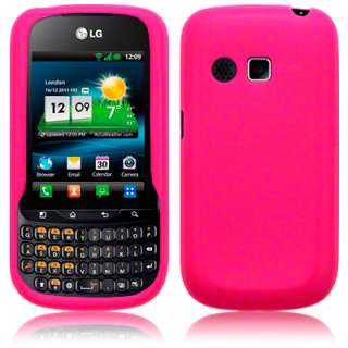 SILICONE SKIN / CASE / COVER FOR LG OPTIMUS PRO C660   HOT PINK 