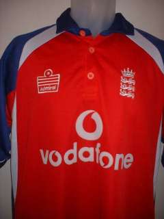 England Cricket Shirt Jersey Admiral Ashes Small 38  