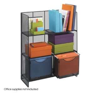  FranklinCovey Onyx Fold Up Shelving by Safco   Black 