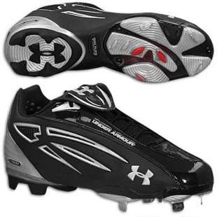 Under Armour Mens Metal Thief Baseball Cleats Spikes Black  