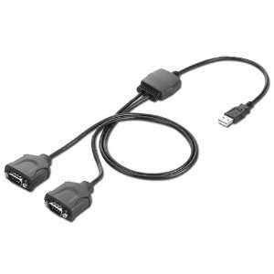  GWC Technology FB1220 USB to 2 port RS 232 Adapter 