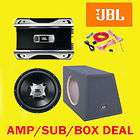 JBL 12 1200W SUBWOOFER/​SUB/AMPLIF​IER COMPLETE BASS PAC