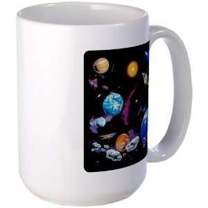  Large Mug Coffee Drink Cup Solar System And Asteroids 