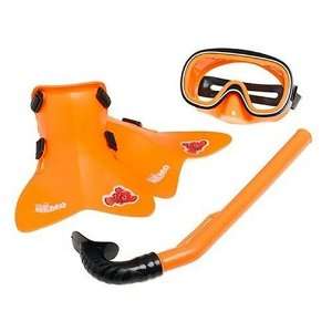Finding Nemo Swim Gear   Nemo Swim Mask, Snorkel, & Flippers   Orange 