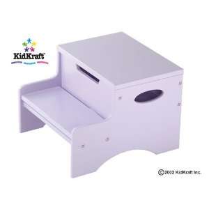 Step Stool With Storage in Lavender