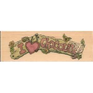 Love Chocolate Boyds Collection Wood Mounted Rubber Stamp (E21108)