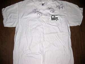 1964 BEATLES Tribute large concert T shirt autographed embroidered 