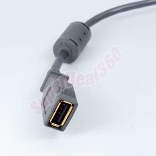 USB 2.0 EXTENSION CABLE CORD A TO A GOLD HEAD FOR PC WINDOWS AND MAC 