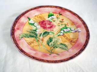 222 Fifth Fine China Tuscany Rose Salad Dessert Plate 1  