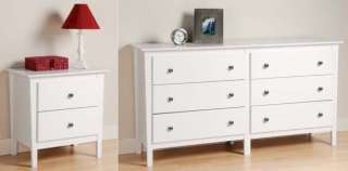 Berkshire 5 Drawer Dresser Chest   White Furniture NEW  