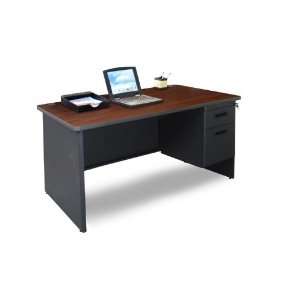  48 x 30 Single Pedestal Steel Desk GCA003 Office 