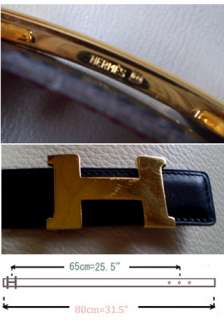   belt width 2 3cm 0 9 black brown reversible gold h buckle size 65