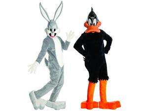  Looney Tunes  Supreme Ed. Bugs Bunny & Daffy Duck Costume Set Standard