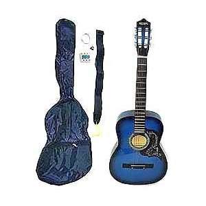  38 Blue Acoustic Guitar 