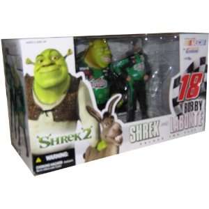  Mcfarlane Nascar Bobby Labonte & Shrek Action Figure Set 