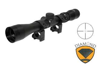   9x32 rifle scope with adjustable 3x 9x optical zoom mount included