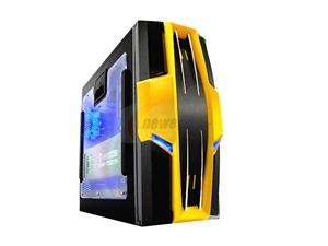 RAIDMAX AZTEC ATX 619WY Black/ Yellow Foldout MB Computer Case With 