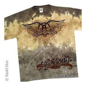 Aerosmith Aerosmith Ray Logo T Shirt (Tie Dye), 2XL [Apparel]