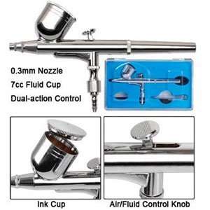  Easy Installation Dual Action Airbrush Kit Tattoo Makeup 
