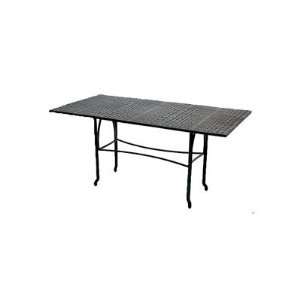  Aluminum 20 x 50 Rectangular Metal Patio End Table