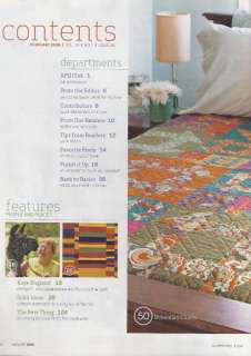 American Patchwork & Quilting February 2008 #90 ~ Miniature Quilts 