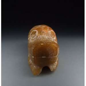  One Carved Jade Pig Figurine from Longshan Culture, Chinese Antique 