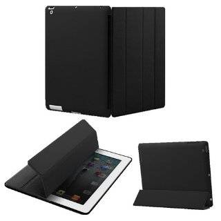  Apple iPad 2 Leather Smart Cover   Black (MC947LL/A 