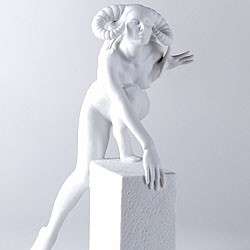 ROYAL COPENHAGEN ZODIAC Figurine ARIES (Ram) / White  