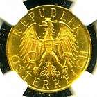 1926 AUSTRIA GOLD COIN 25 SCHILLING * NGC CERTIFIED GEN