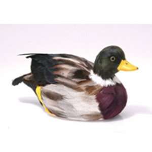  9 Mallard Duck Furry Animal Figurine Toys & Games