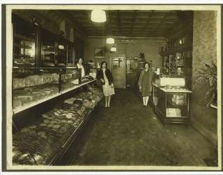 Old Photo Inside View Pechans Bakery 1929 Ford City Pa  