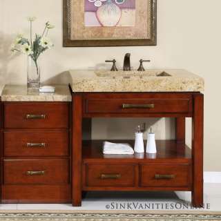 56 Terra   Kashmir Gold Bathroom Sink Vanity Cabinet  