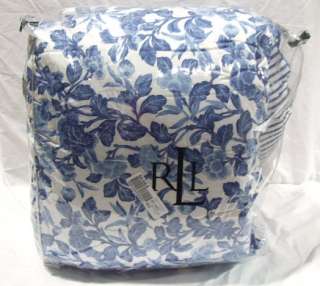 RALPH LAUREN   Adeline Blue & White 4p King Comforter Set  