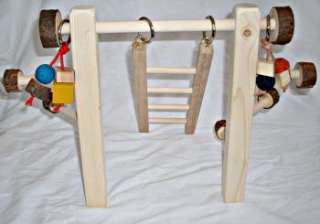 bird play gym with ladder, and chew med. birds CAGE TOP  